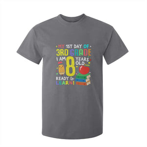 Hello 3rd Grade T Shirt For Kid Boys and Girls First Day Back to School Gift TS01 Charcoal Print Your Wear