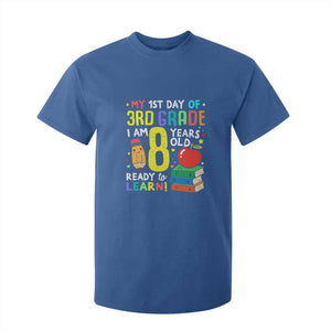 Hello 3rd Grade T Shirt For Kid Boys and Girls First Day Back to School Gift TS01 Royal Blue Print Your Wear