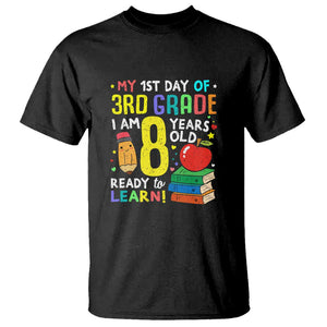 3rd Grade Back to School T Shirt Boys and Girls First Day Gift TS01 Black Print Your Wear