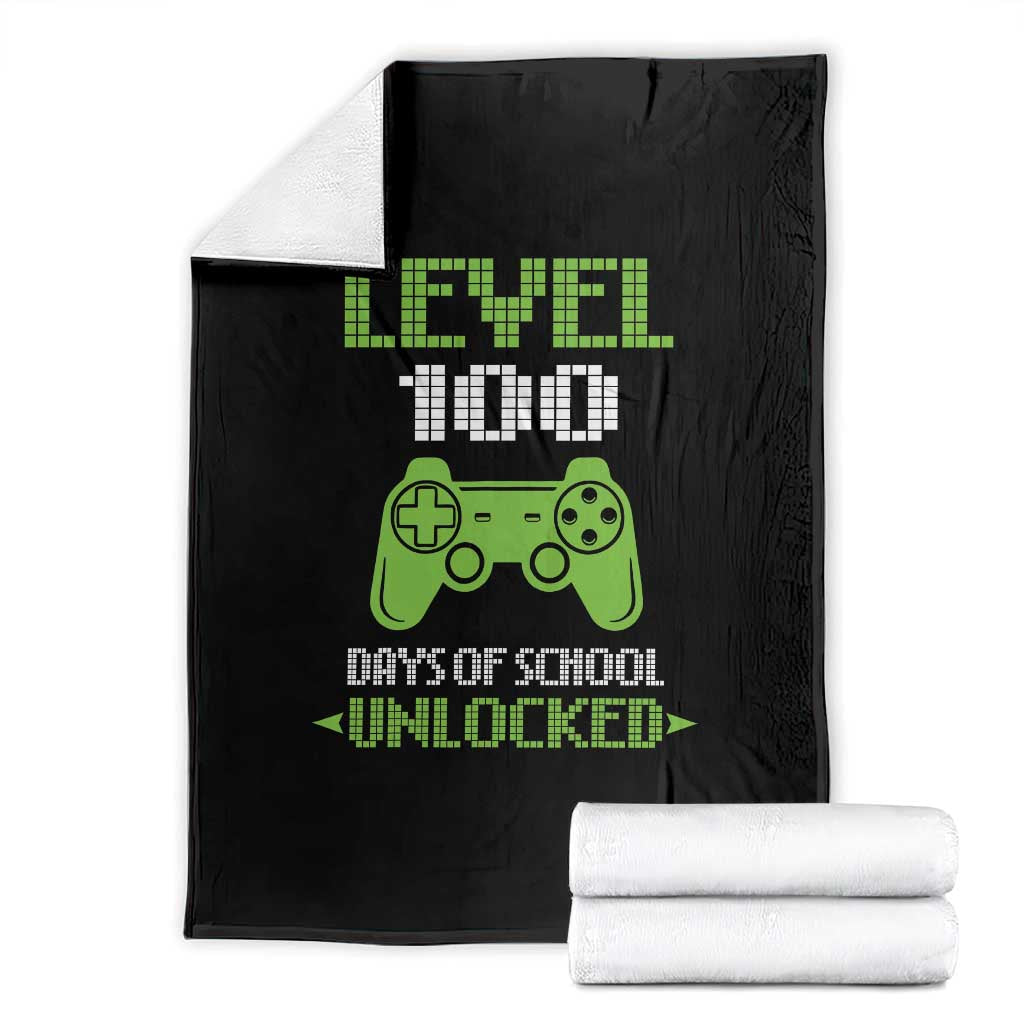 100 Days of School Smarter Throw Blanket Cool 100th Day Celebration Gift TS01 Black Print Your Wear