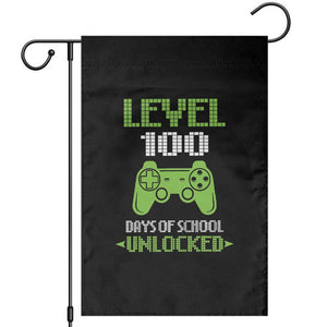 100 Days of School Smarter Garden Flag Cool 100th Day Celebration Gift TS01 Black Print Your Wear