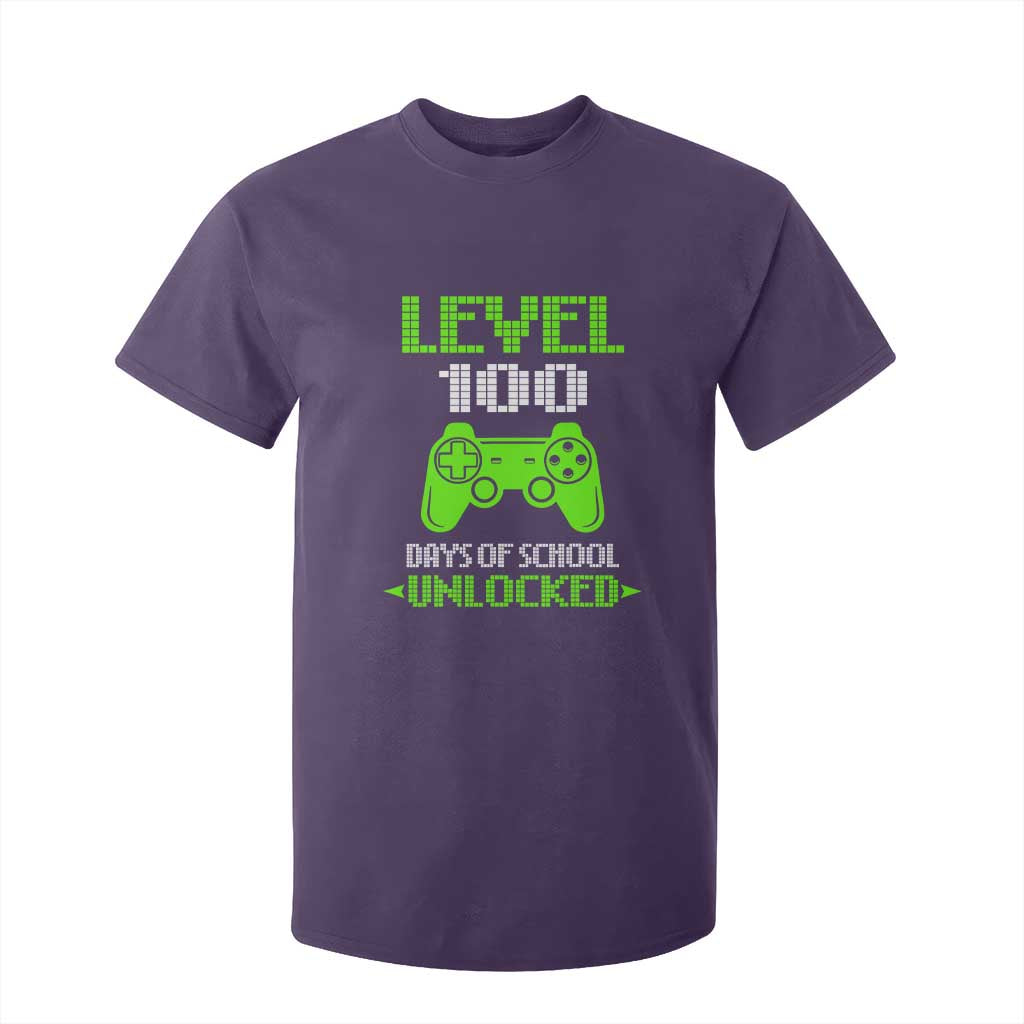 100 Days of School Smarter T Shirt For Kid Cool 100th Day Celebration Gift TS01 Purple Print Your Wear
