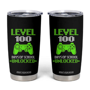100 Days of School Smarter Tumbler Cup Cool 100th Day Celebration Gift TS01 Black Print Your Wear