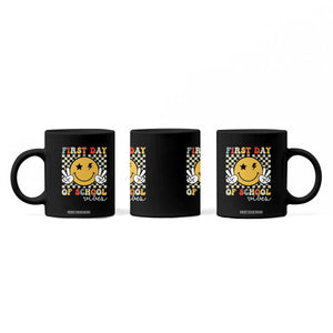 First Day of School Vibes Coffee Mug Aesthetic Back to School Teacher Student TS01 Print Your Wear