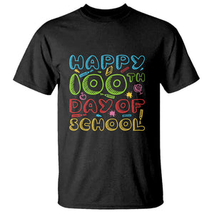 Happy 100 Days of School T Shirt 100th Day Celebration TS01 Black Print Your Wear