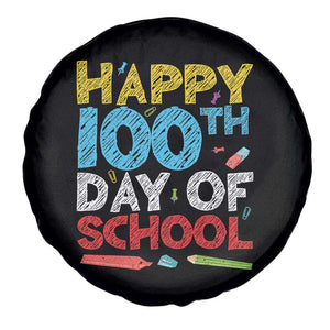 100 Days of School Celebration Spare Tire Cover Happy 100th Day Student Teacher Gift TS01 Print Your Wear