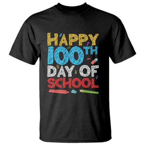 100 Days of School Celebration T Shirt Happy 100th Day TS01 Black Print Your Wear