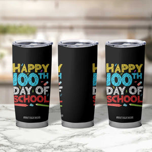 100 Days of School Celebration Tumbler Cup Happy 100th Day Student Teacher Gift TS01 Print Your Wear