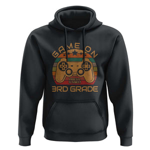 First Day of 3rd Grade Hoodie Game On Gamer Back to School Gift TS01 Black Print Your Wear