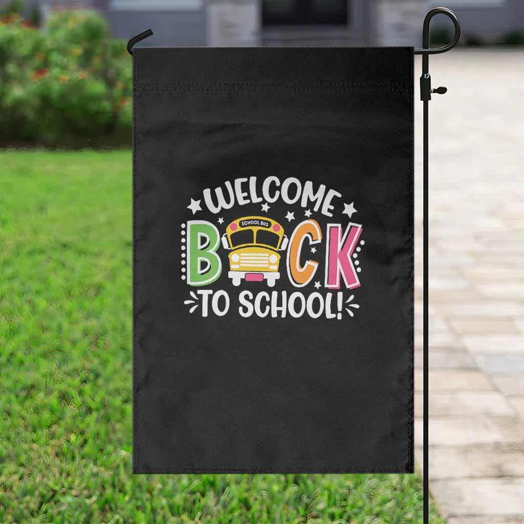 Welcome Back to School Bus Driver Garden Flag First Day for School Gifts TS01 Print Your Wear