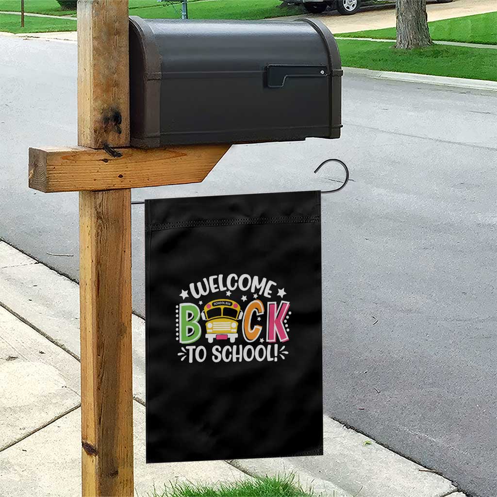 Welcome Back to School Bus Driver Garden Flag First Day for School Gifts TS01 Print Your Wear