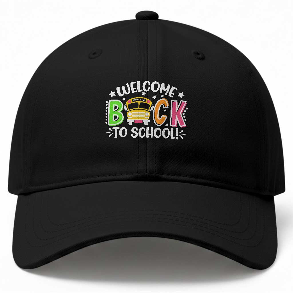 Welcome Back to School Bus Driver Baseball Cap First Day for School Gifts TS01 Print Your Wear