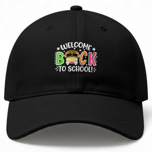 Welcome Back to School Bus Driver Baseball Cap First Day for School Gifts TS01 Print Your Wear