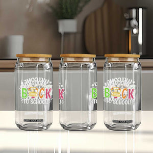 Welcome Back to School Bus Driver Glass Can First Day for School Gifts TS01 Print Your Wear