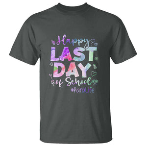 Last Day of School T Shirt Para Life Summer Vacation Beach TS01 Dark Heather Print Your Wear