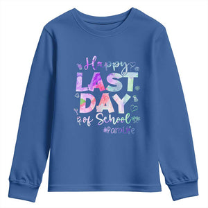 Para Life Beach Mode Youth Sweatshirt Funny Last Day of School Summer Vacation Gift TS01 Royal Blue Print Your Wear