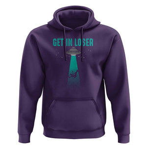 Get In Loser Hoodie Cute Alien UFO Believers TS01 Purple Print Your Wear