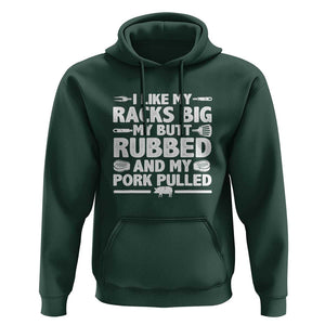 Cool Grilling Pork Rub Smoking BBQ Meat Smoker Hoodie TS01 Dark Forest Green Print Your Wear