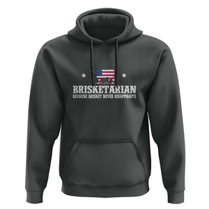 Brisketarian Because Brisket Never Disappoints - BBQ Lover Hoodie TS01 Dark Heather Print Your Wear