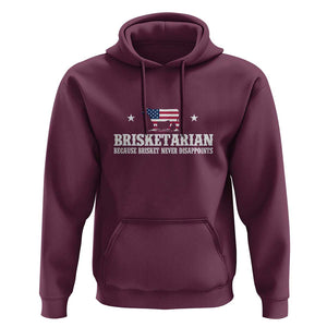 Brisketarian Because Brisket Never Disappoints - BBQ Lover Hoodie TS01 Maroon Print Your Wear