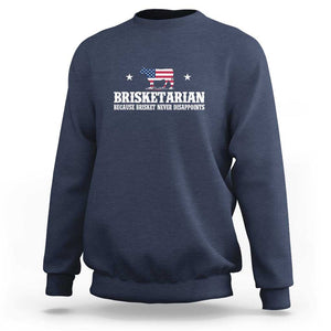 Brisketarian Because Brisket Never Disappoints - BBQ Lover Sweatshirt TS01 Navy Print Your Wear