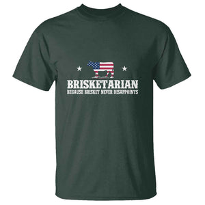 Brisketarian Because Brisket Never Disappoints - BBQ Lover T Shirt TS01 Dark Forest Green Print Your Wear