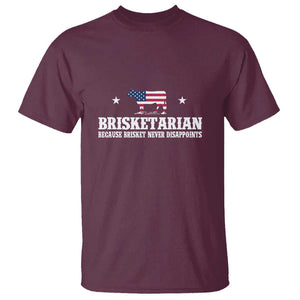 Brisketarian Because Brisket Never Disappoints - BBQ Lover T Shirt TS01 Maroon Print Your Wear