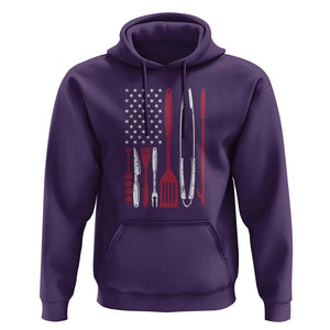 BBQ Smoking Hoodie Barbecue Chef Smoking Tools Grilling Pit Master TS01 Purple Print Your Wear