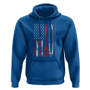 BBQ Smoking Hoodie Barbecue Chef Smoking Tools Grilling Pit Master TS01 Royal Blue Print Your Wear