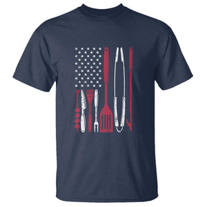 BBQ Smoking T Shirt Barbecue Chef Smoking Tools Grilling Pit Master TS01 Navy Print Your Wear