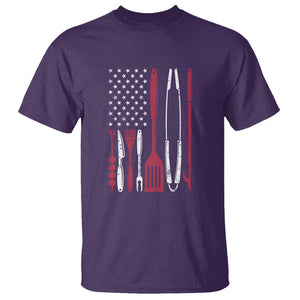 BBQ Smoking T Shirt Barbecue Chef Smoking Tools Grilling Pit Master TS01 Purple Print Your Wear