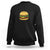 Hamburger Cheese BBQ Sweatshirt Cheeseburger Emoticon TS01 Black Print Your Wear