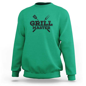 Grill Master BBQ Smoker Sweatshirt Barbecue Grilling Tee, Perfect for BBQ Enthusiasts, Comfortable Cotton TS01 Irish Green Print Your Wear