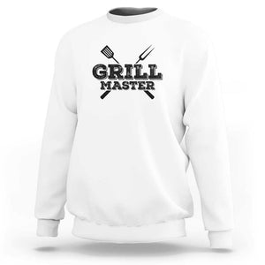 Grill Master BBQ Smoker Sweatshirt Barbecue Grilling Tee, Perfect for BBQ Enthusiasts, Comfortable Cotton TS01 White Print Your Wear