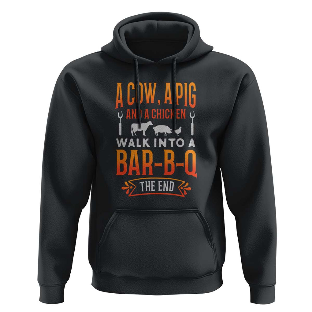 Barbecue Joke Hoodie for Grill MastersFunny Chef Gift, BBQ Tee TS01 Black Print Your Wear