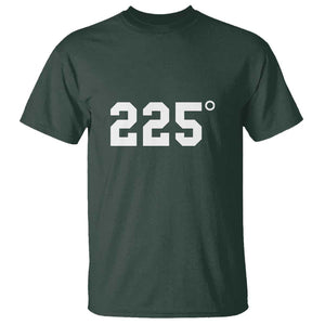 225 Degrees BBQ T Shirt Grilling and Smoking Meat Tee, Barbecue Enthusiast Gift TS01 Dark Forest Green Print Your Wear