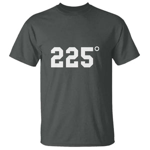 225 Degrees BBQ T Shirt Grilling and Smoking Meat Tee, Barbecue Enthusiast Gift TS01 Dark Heather Print Your Wear