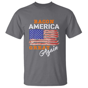 2024 BBQ T Shirt Bacon America Great AgainFunny Barbecue TS01 Charcoal Print Your Wear