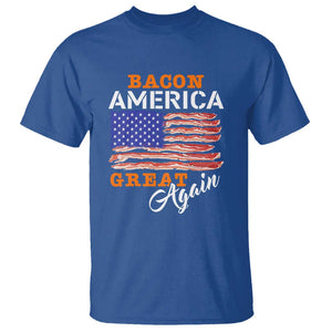 2024 BBQ T Shirt Bacon America Great AgainFunny Barbecue TS01 Royal Blue Print Your Wear