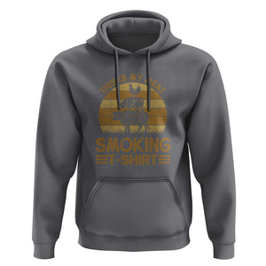 Funny Meat Smoking Hoodie BBQ Barbeque Dad Gift TS01 Charcoal Print Your Wear
