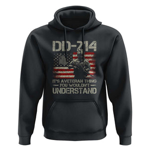 DD-214 It's a Veteran Thing You Wouldnt Understand - Proud Military Veteran Hoodie TS01 Black Print Your Wear