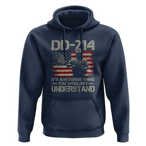 DD-214 It's a Veteran Thing You Wouldnt Understand - Proud Military Veteran Hoodie TS01 Navy Print Your Wear