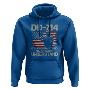 DD-214 It's a Veteran Thing You Wouldnt Understand - Proud Military Veteran Hoodie TS01 Royal Blue Print Your Wear