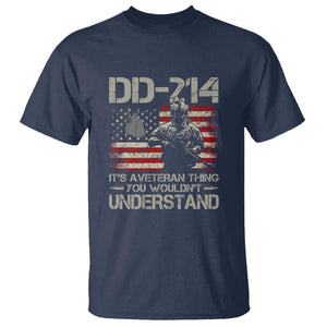 DD-214 It's a Veteran Thing You Wouldnt Understand - Proud Military Veteran T Shirt TS01 Navy Print Your Wear