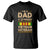 Dad Grandpa Vietnam Veteran T Shirt Vintage Men's Gift for Proud US Military Veterans TS01 Black Print Your Wear