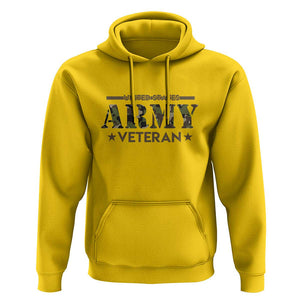 United States Army Veteran Hoodie Proud Military Veteran TS01 Daisy Print Your Wear