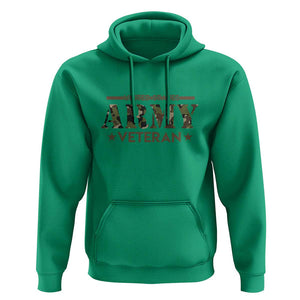 United States Army Veteran Hoodie Proud Military Veteran TS01 Irish Green Print Your Wear