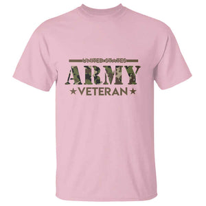 United States Army Veteran T Shirt Proud Military Veteran TS01 Light Pink Print Your Wear