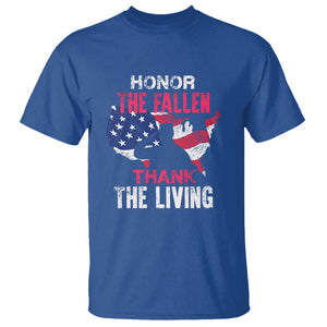 Patriotic Memorial T Shirt Honor the Fallen - Veteran Themed Military Support TS01 Royal Blue Print Your Wear