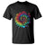 Sunflower Autism T Shirt His Fight is My Fight Rainbow TS01 Black Printyourwear